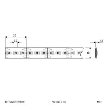 EVN LEDStrip IP20     LSTRSB202415002227 