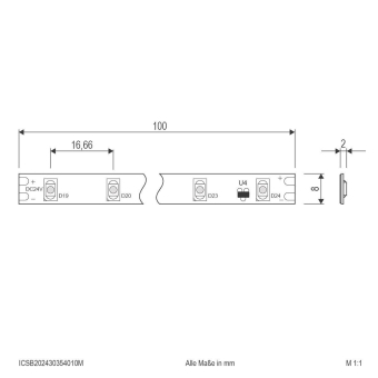EVN LED-Strip IP20     ICSB202430354010M 