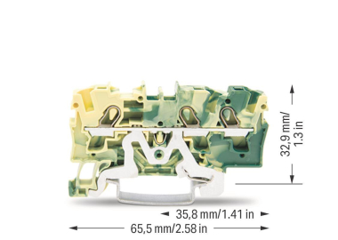 WAGO 2004-1307 3-Leiter-Schutzleiterk- 