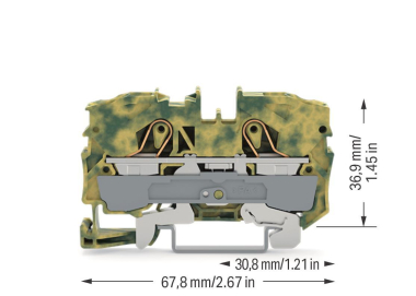 WAGO 2010-1207 2-Leiter-Schutzleiterk- 