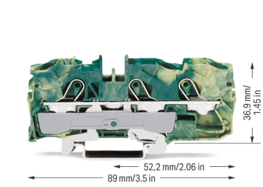 WAGO 2010-1307 3-Leiter-Schutzleiterk- 