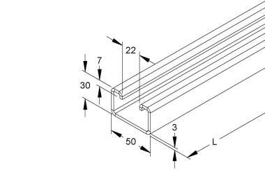 NIED Ankerschiene               2994/2BO 