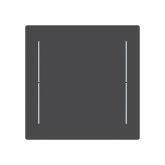 BJ Abdeckung 1-fach f. LFW/A.1.70.11-45M 