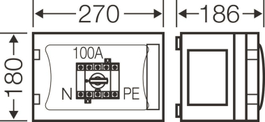 HENS ENYSTAR-Lastschaltergehäuse FP 5102 