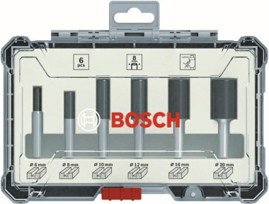 Bosch 2607017466 6tlg    6 TLG NUTFRÄSER 