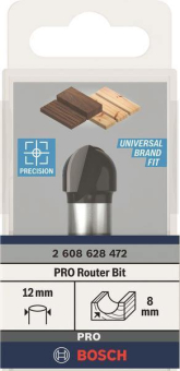 Bosch Hohlkehlfräser 12mm R1  2608628472 