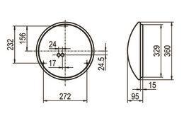 RIDI RUFO-ECO2 Wand/Deckenl 0420890//396 