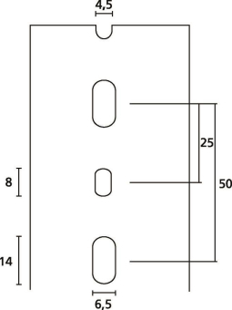 Hellermann HTWD-HF-50x75-PC/ABS-GY 