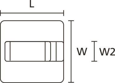 Hellermann RA13-PA66-NA(100) Klebesockel 