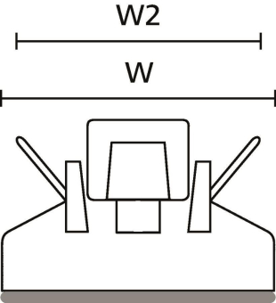 Hellermann FKH25A-PA66HIR-BK(100) 
