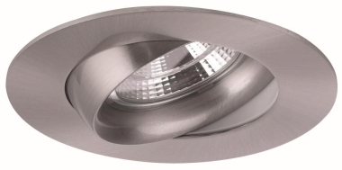 BRUM LED-Einbaustrahler 6W nickel INDIWO 