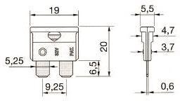 SUH Flachsicherung 5A für          62124 