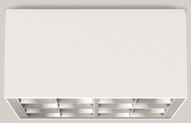 BEGA Deckenaufbauleuchte weiß   66156WK3 