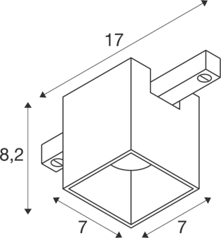 SLV FIXT-IT! 48V eckig Standard  1008970 