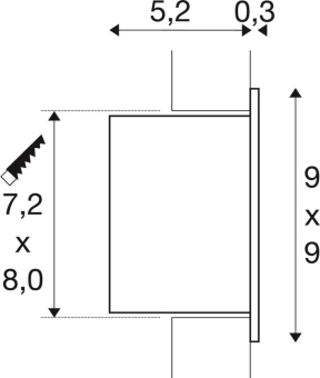 SLV FRAME LED 230V CURVE LED     1000574 