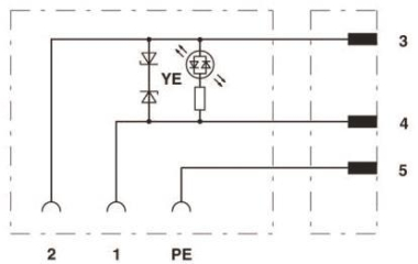 Phoenix   SAC-3P-MS/ 1,5-PUR/BI-1L-Z SCO 