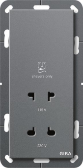 GIRA 282028 Rasiersteckdose 115-230V 