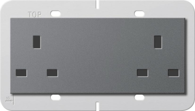 GIRA 278228 Doppelsteckdose BS13A 