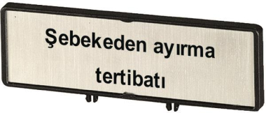 EATON ZFSNT79-P3 Träger m.Schild  186904 