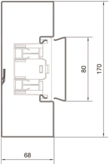 Hager Brüstungsk.Unterteil BRS651701VERZ 