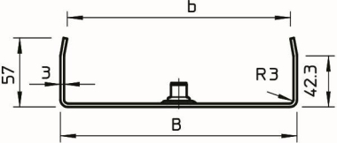 OBO MAH 60 100 FS Mittenabhängung 