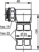 TEGA N-Winkelstecker Simfix  J01020B0044 