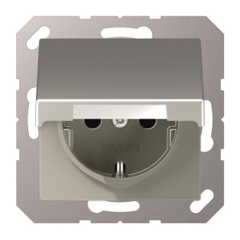 JG SCHUKO Steckd.m.Klappd.   A1520BFKLAL 