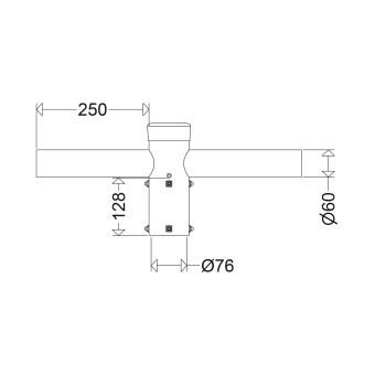 SCHUC Mastaufsatz 2-fach für       610/2 