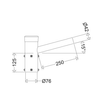 SCHUC Mastaufsatz 1-fach für       600/1 
