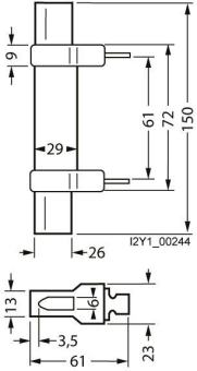 Siemens 3NG1302 NH-Trennmesser Gr2 