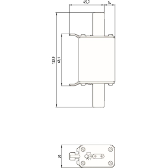 Siemens 3NA3032 NH0 125A 500VAC/440DC 