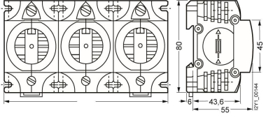 Siemens 5SF5068 DIAZED-Sicherungssockel 