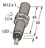 TURCK Induktiver Sensor  BI4-M12-AN6X 7M 