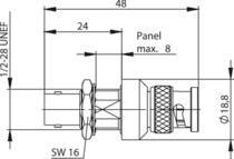 TEGA BNC-Überspannungsableiter 100023633 