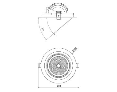 Opple LED Spot RS -P 35W    541003068200 