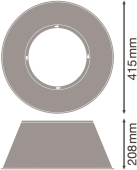 LEDV HB ALU REFLECTOR 93W 