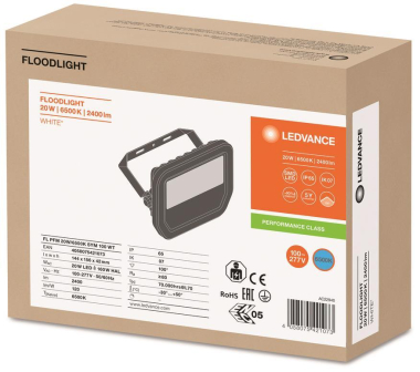 LEDV FL PFM 20W/6500K SYM 100 WT 