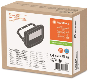 LEDV FL PFM 10W/6500K SYM 100 WT 