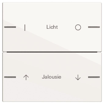 GIRA 576203 Wippenset 2fach indiv. 