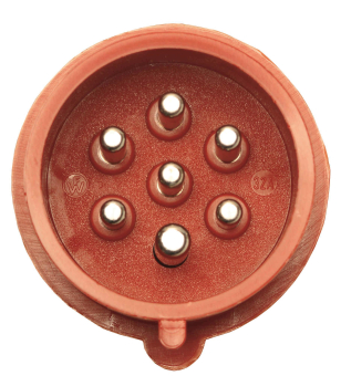 Walther Wandgerätestecker 32A 7P  630706 