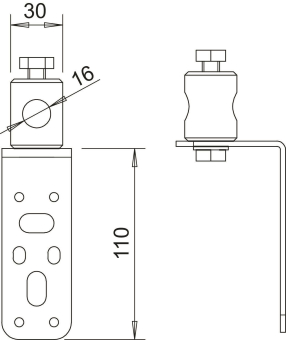 OBO 101 WG-16 Iso-Combi Wandanschluss 