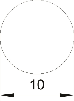 OBO RD 10-ALU Rundleiter 10mm Alu 