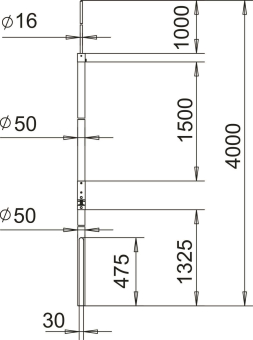 OBO isFang IN-A 4000 Isolierter Fangmast 