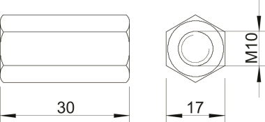 OBO CSTR M10 A2 Verbindungsmuffe 