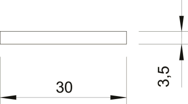 OBO 5052 DIN 30X3.5 Bandstahl 25kg Ring 