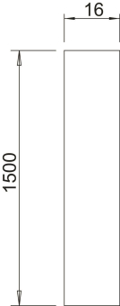 OBO 101 16-1500 Isolationsstange 1500mm 