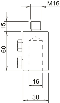 OBO 101 A-16 Anschlussstück f.16mm 