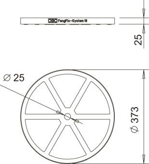 OBO F-FIX-B16 3B Basissystem o.Dübel 