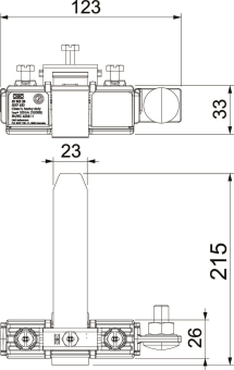OBO EX BES 28 Banderdungsschelle 
