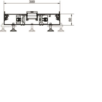 Hager Unterteil BKGD 300x60 m BKGD300601 